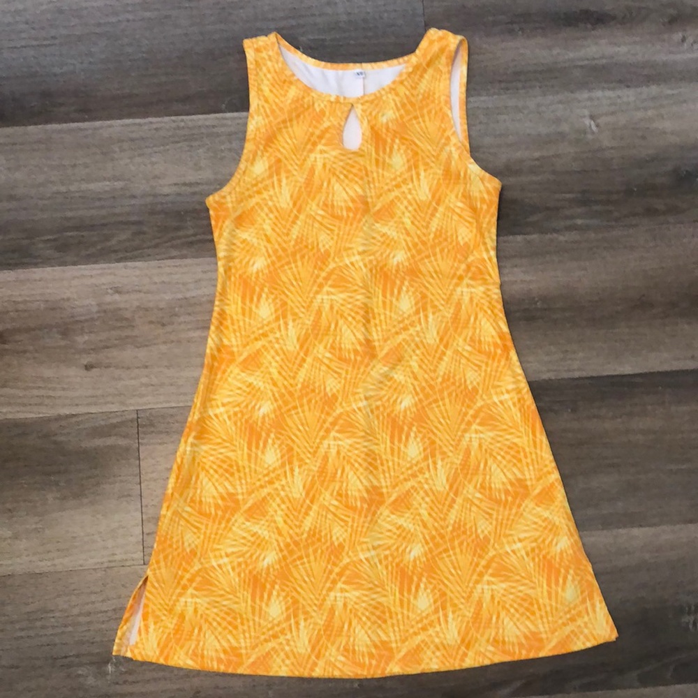 Lemon pepper - Nuu Muu athletic dress keyhole style no back pocket. XS